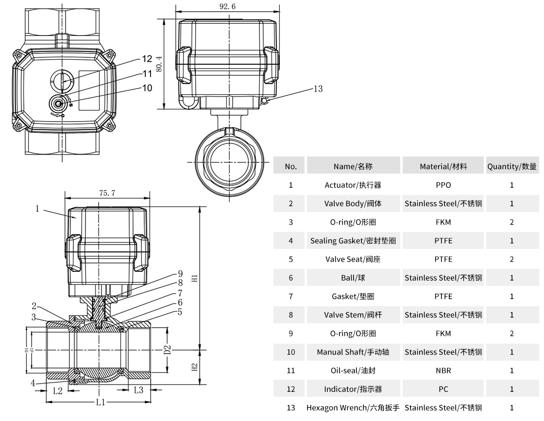 A150-T不銹鋼螺紋微型電動球閥-零部件材質(zhì)表.jpg